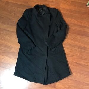 C. Luce Wool Poly Angora Blend Coat
